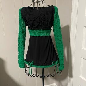 Handmade Babydoll Knit Top